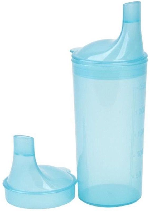 Comforthulpmiddelen - Drinkbekerset met Lange Tuitdeksels - Blauw