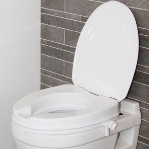 Toiletverhoger - 5 cm - Met Deksel - Duurzaam Polypropyleen