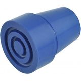 Kruk- en Stokdoppen - Blauw - Rubber met Metalen Kern - Set van 2