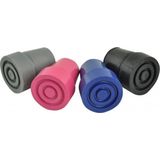 Kruk- en Stokdoppen - Blauw - Rubber met Metalen Kern - Set van 2