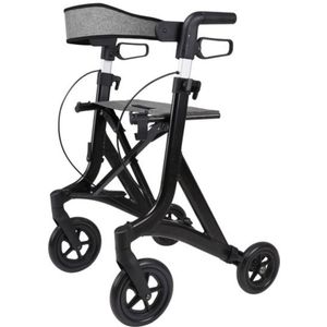 Able2 Rollator Saturn mat-zwart