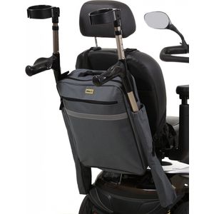 Universele Rolstoeltas Met Krukhouder Grijs