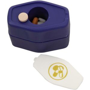 Pillenvergruizer Blauw | Pillensplijter | Handig en praktisch