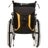 Torba Go Rolstoel & Scootmobieltas - GO De Luxe - Groot - Zwart met Gele streep