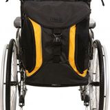 Torba Go Rolstoel & Scootmobieltas - GO De Luxe - Groot - Zwart met Gele streep