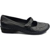 Clarks - Instapper - Lakleer - Zwart