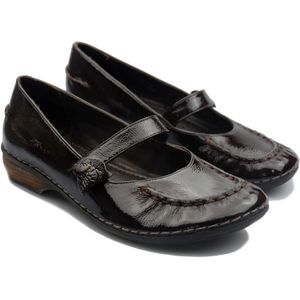 Clarks - Instapper - Lakleer - Zwart