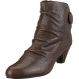 Clarks - Litmus Test - Dames Laars - Grijs - Enkellaarsje met Knoop en Ritssluiting