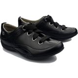 Clarks - Inca Lace - Dames Sneaker - Grijs - Leer - Flexibele PU-zool