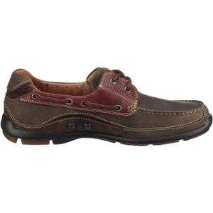 Clarks Un Sung - heren veterschoen - bruin - maat 44 (EU) 9.5 (UK)