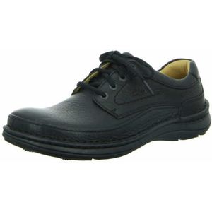 Clarks - Heren schoenen - Nature Three - G - black leather - maat 39.5