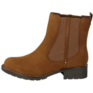 Clarks Orinoco Club Korte dameslaarzen, Bruine Snuff