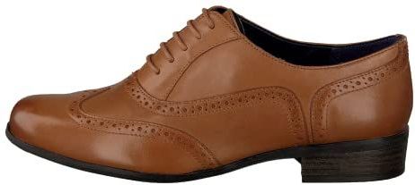 Clarks - Hamble Oak - Veterschoenen - Dark Tan - Leer - Hakhoogte 30 mm