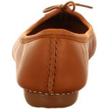 Clarks dames Mocassin Freckle Ice, Braun Dark Tan Leather, 43 EU