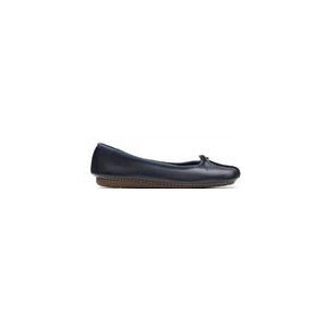 Instapper Clarks Women Freckle Ice Navy Leather-Schoenmaat 36