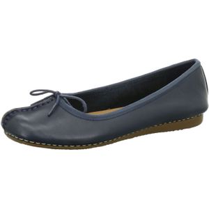 Clarks - Freckle Ice - Instappers - Marineblauw - Leer