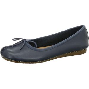 Clarks - Damesschoenen  - Freckle Ice - Navy Leather - Maat 37.5