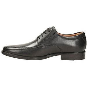 Clarks - Tilden Walk - Platte Schoenen - Zwart - Leder