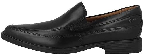 Clarks heren Instapschoen Tilden Free, zwart zwart leer., 43 EU