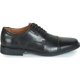 Clarks Tilden Cap heren Oxford Derby, Zwart leder , 39.5 EU