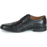Clarks Tilden Cap heren Oxford Derby, Zwart leder , 39.5 EU