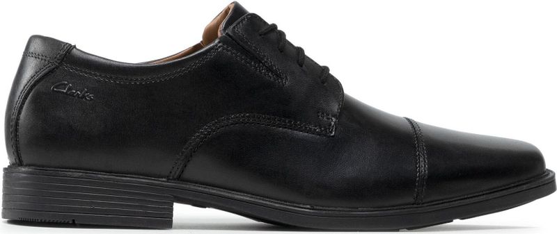 Halbschuhe Clarks Tilden Cap 261103097 Schwarz