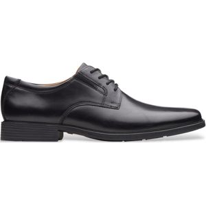 Clarks - Tilden Plain - Schoenen - Zwart - Leer