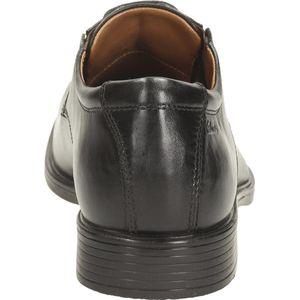 Clarks Tilden Plain heren Derby Derby, zwart leder, 44 EU