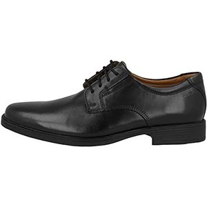 Clarks - Heren schoenen - Tilden Plain - G - black leather - maat 44.5