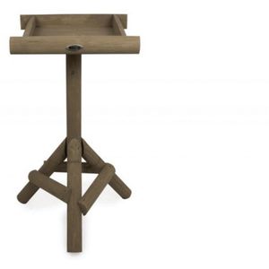 Wildbird Voedertafel Op Paal Husavik - Voederhuis - 50x50x97 cm