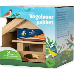 Vogelbescherming Nederland vogelvoederhuisje Memphis en voedertafelmix