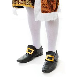 Verkleed - Kniekousen - Wit - Stretch Polyester