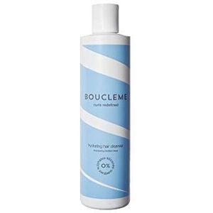 BouclÃ¨me Hydrating Hair Cleanser Krullende shampoo, verzorging voor fijn haar en vettige hoofdhuid, hydraterende krullenshampoo met kokosnoot en zeezout, 300 ml