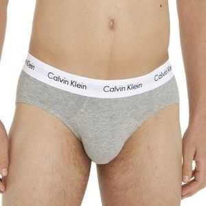 Calvin Klein - COTTON STRETCH - Heup Slips - Wit - 3-Pack - Katoen