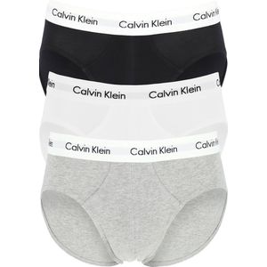 Calvin Klein 3 Pack Heren Slip Zwart/Wit/Grijs