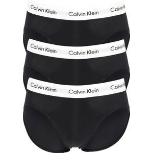 Calvin Klein - COTTON STRETCH - Heup Slips - Wit - 3-Pack - Katoen