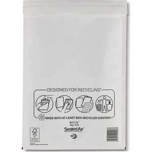 Mail Lite® Luchtkussenenvelop nr. 16, 330 x 220 mm, Kraftpapier, Wit (doos 50 stuks)