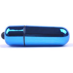 BeHorny mega power mini vibrator bullet vibe, metallic blue