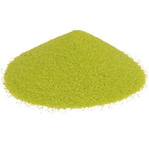 Decoratie zand - APPEL GROEN - Decoratiezand - Gekleurd zand - Sierzand - Decoratie zand voor windlichten - Deco zand - Bloemstukken - Appel groen - 1000 GRAM