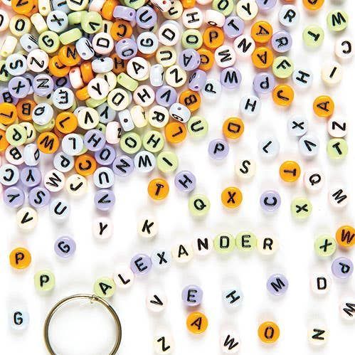Ronde letterkralen (Pak van 400) Zelf Sieraden Maken
