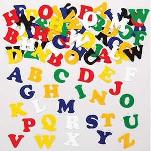 Knutselset - Zelfklevende Letters - Heldere Kleuren - 550 Stuks