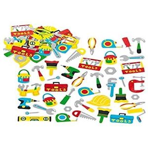 Baker Ross Schuim Gereedschap Stickers 120-Stuk Set