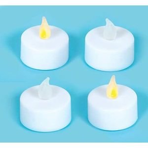 Baker Ross Set van 4 LED-kaarse - Ideaal Voor Kerstdecoratie