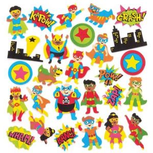 Baker Ross Sterrenschuim helden stickers 120-delige set