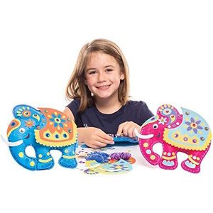 Baker Ross AW989 naaiset Ambari olifant, Meerkleurig