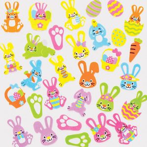 Paashaas - Stickers - Foam - Pak van 120