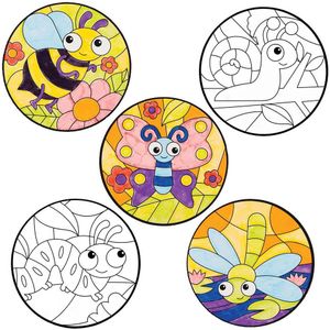 Baker Ross - Insecten Knutselset - Multikleur - Papier - Inclusief 6 Ontwerpen