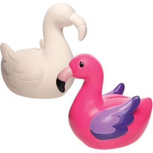Baker Ross Flamingo keramische spaarpotten (doos van 2) - thema knutselwerk voor kinderen