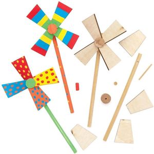 Houten mandjes - maak je eigen - creatieve knutselpakket voor kinderen om te versieren