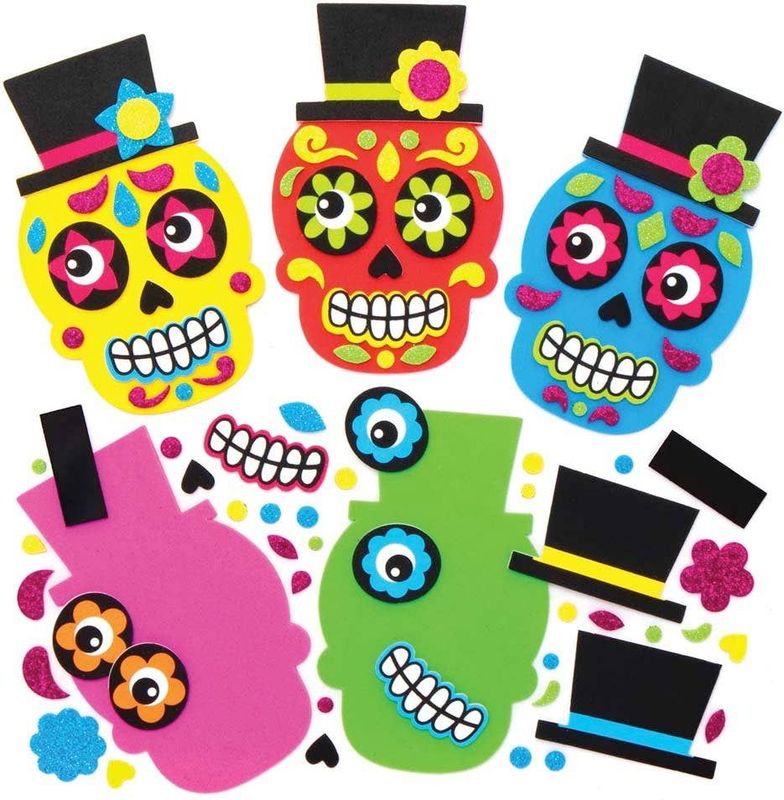 Dag van de Doden Mix & Match Magneten (Pak van 8) Halloween Knutselen